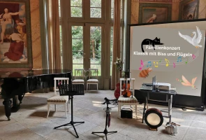 Familienkonzert im Schwind-Pavillon Rüdigsdorf: „Tierische Klassik mit Biss und Flügeln“