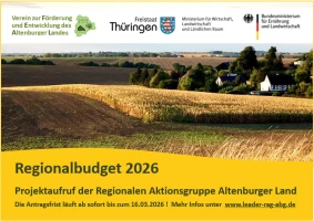 LEADER-Aktionsgruppe Altenburger Land bewirbt sich um zusätzliche Fördermittel