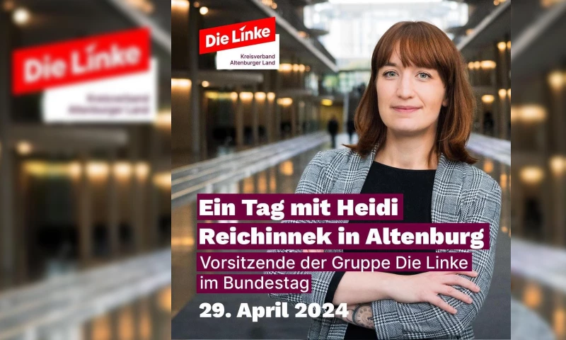 Ein Tag mit Heidi Reichinnek in Altenburg | 