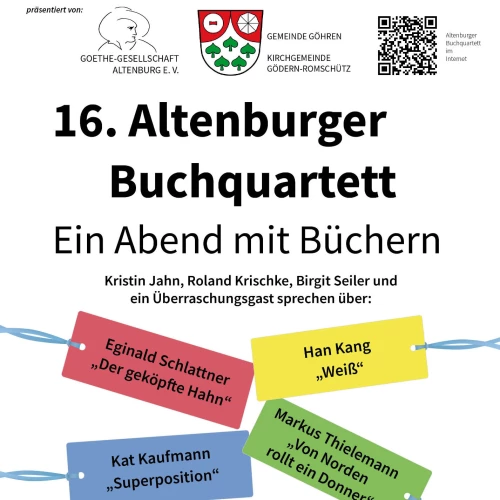 VorschauBild - Altenburger Buchquartett: Ein Abend mit Büchern