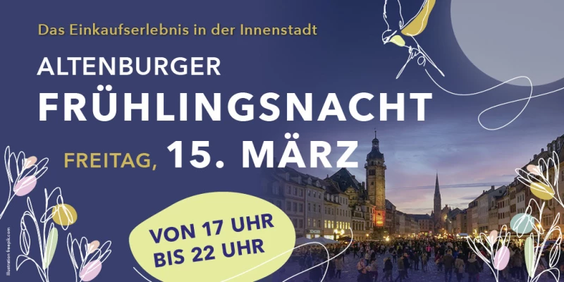 Altenburger Frühlingsnacht lockt in die Innenstadt | 
