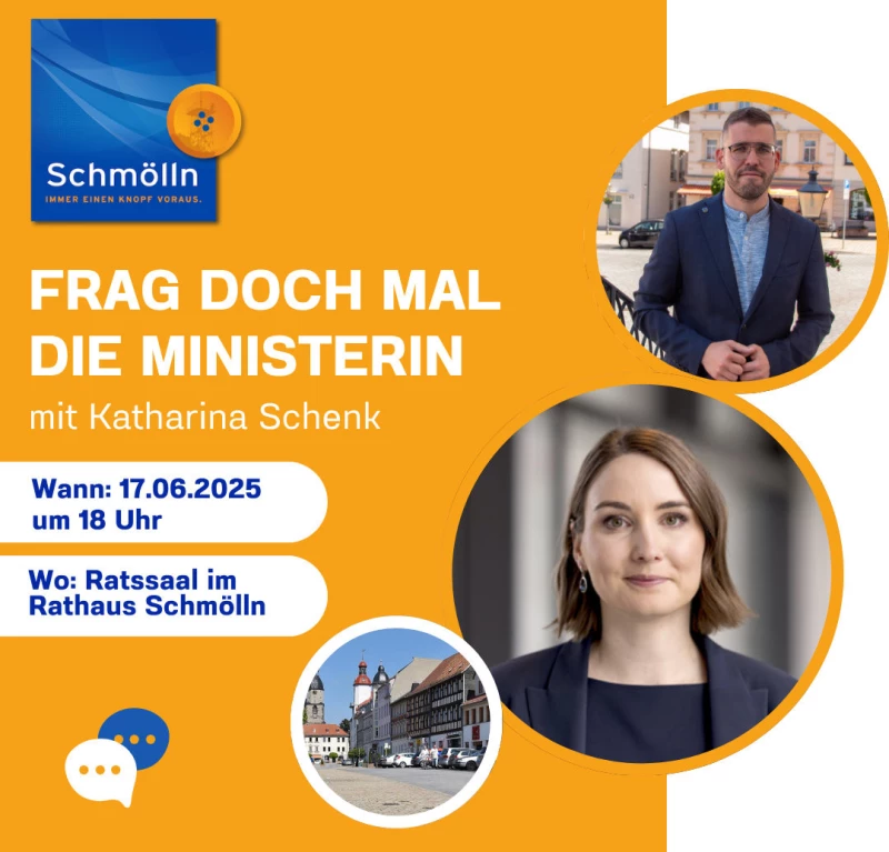 Bürgerdialog in Schmölln „Frag doch mal die Ministerin“ mit Katharina Schenk | 