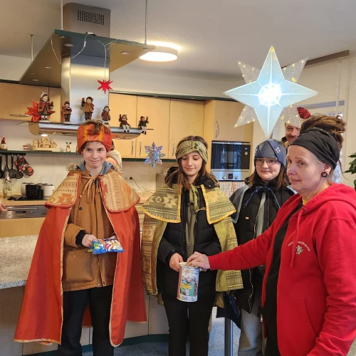 Sternsinger im betreuten Wohnen - Schwester Ramona