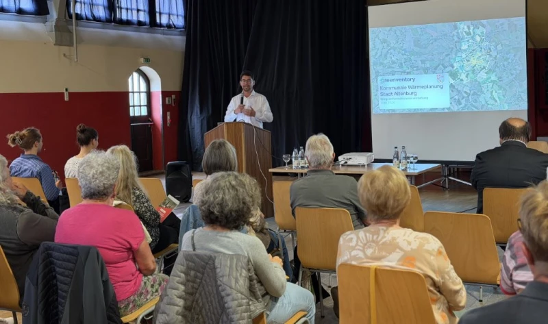 Kommunale Wärmeplanung: Stadt Altenburg will bereits 2027 fertig sein | Oberbürgermeister André Neumann stimmte auf das Thema ein.
