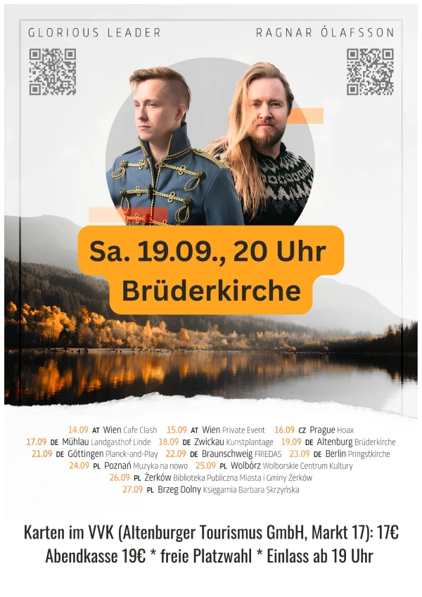 Songwriter-Abend mit Ragnar Ólafsson & Glorious Leader